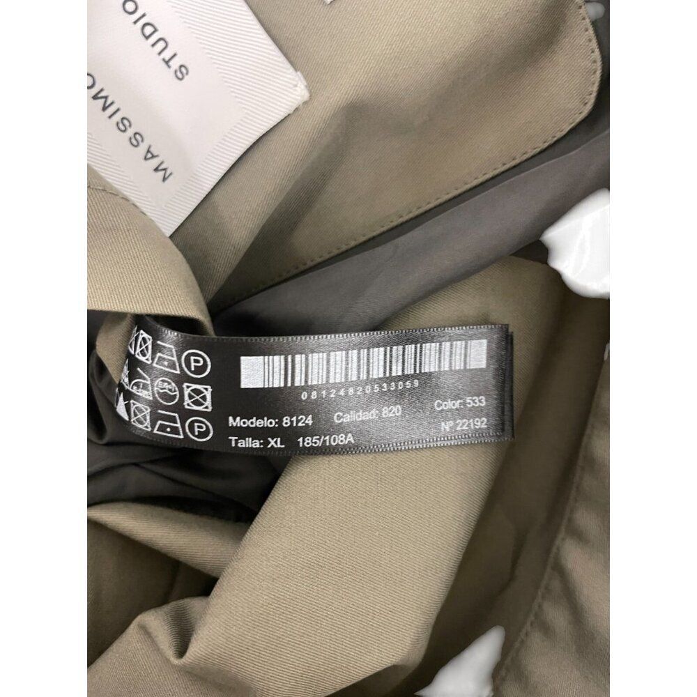 Massimo Dutti Studio Mens Jacket XL Zip Brown Cotton Long Sleeve 8124/820 NWT - Picture 7 of 10